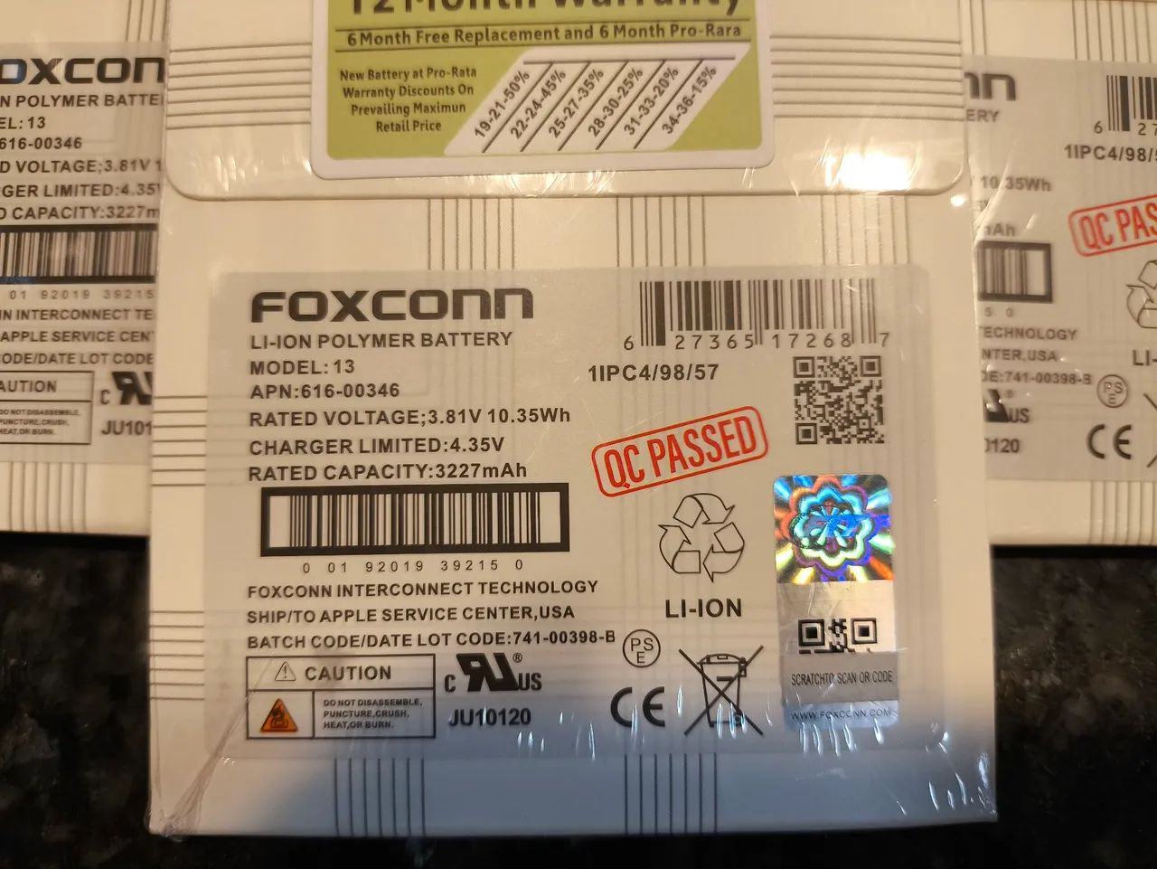 Bateria FOXCONN iPhone 13 (A2655) - Foto 3