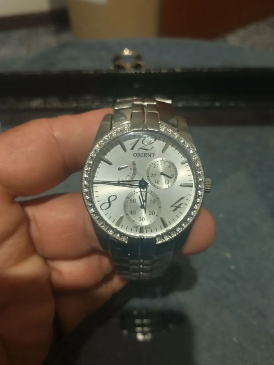 Relógio Orient com detalhes em strass - Foto 5