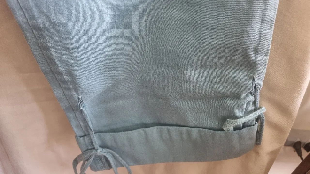 Calça jeans azul claro 44  - Foto 4