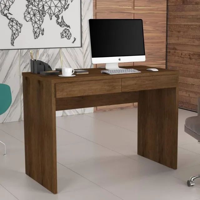 Escrivaninha com 2 Gavetas 100% MDP MATERIAL DE EXELENTE QUALIDADE (PEGUE E LEVE)!!