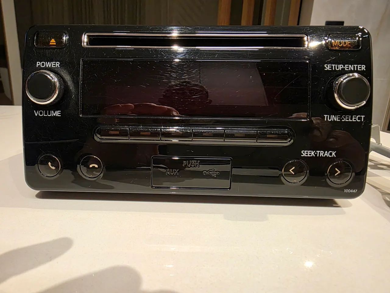 Som automotivo com tela e Bluetooth
