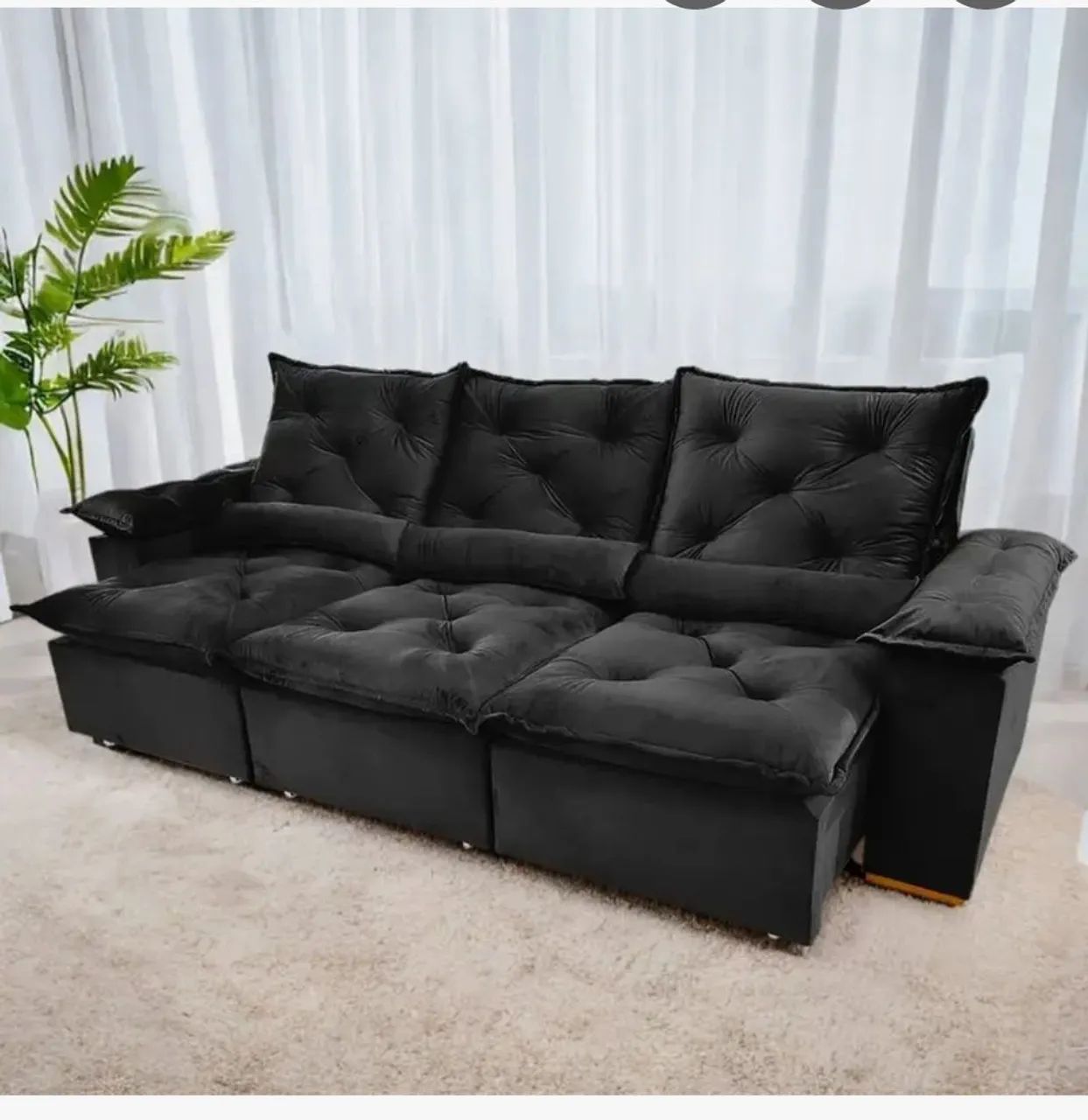 Sofa Grécia 270cm Retrátil e Reclinável  - Foto 5