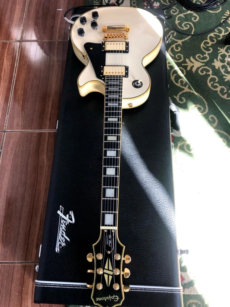 Epiphone Alpine White Custom com upgrade  - Foto 3