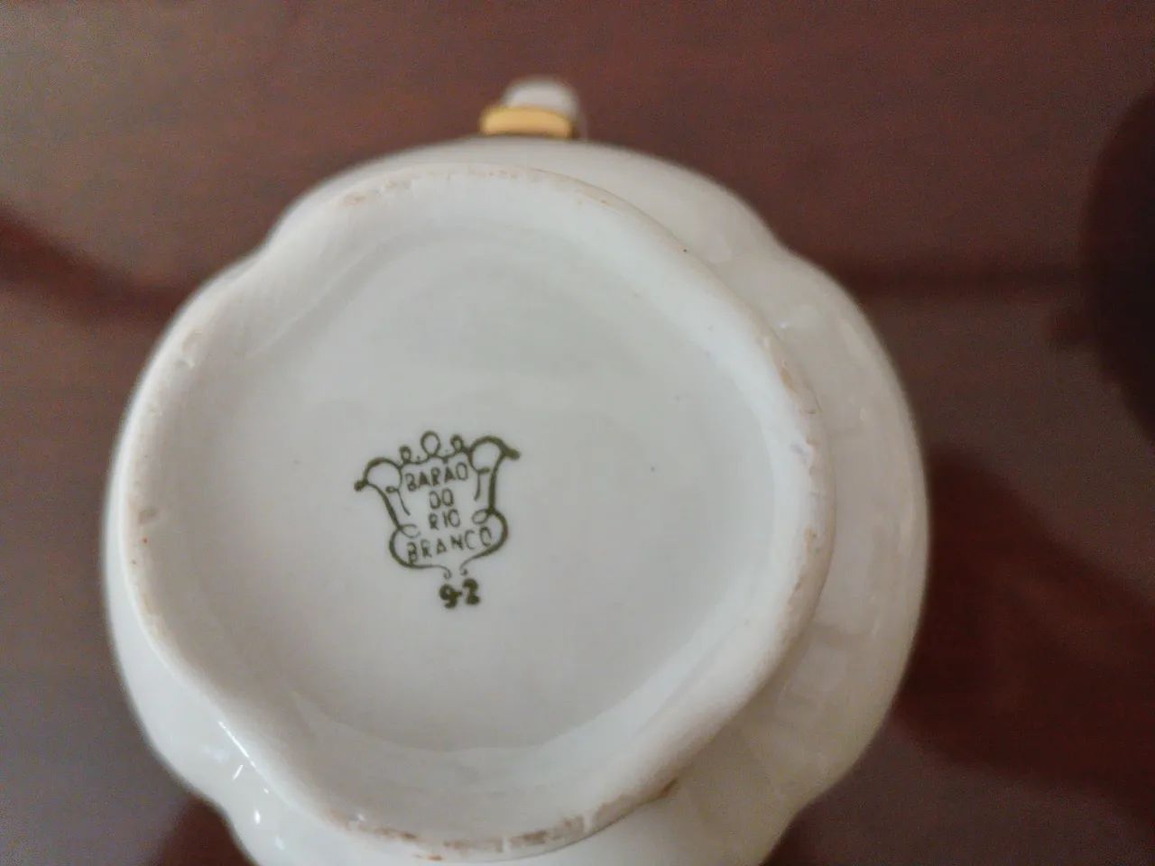 Conjunto de porcelana década de 60 Antigo Barão do Rio Branco