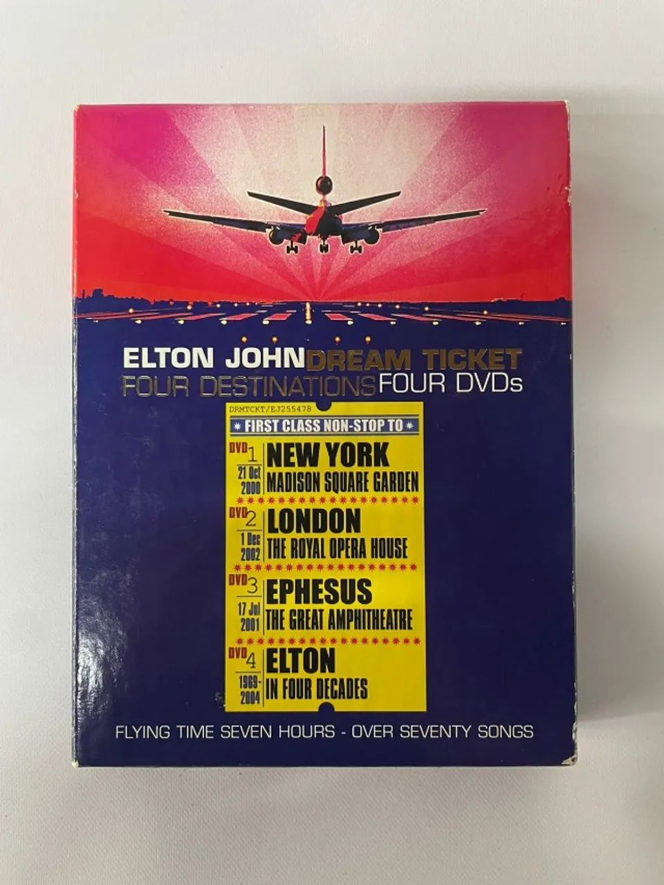 Dvd Elton John Dream Ticket (box Set 4 Dvds) Raridade Edição