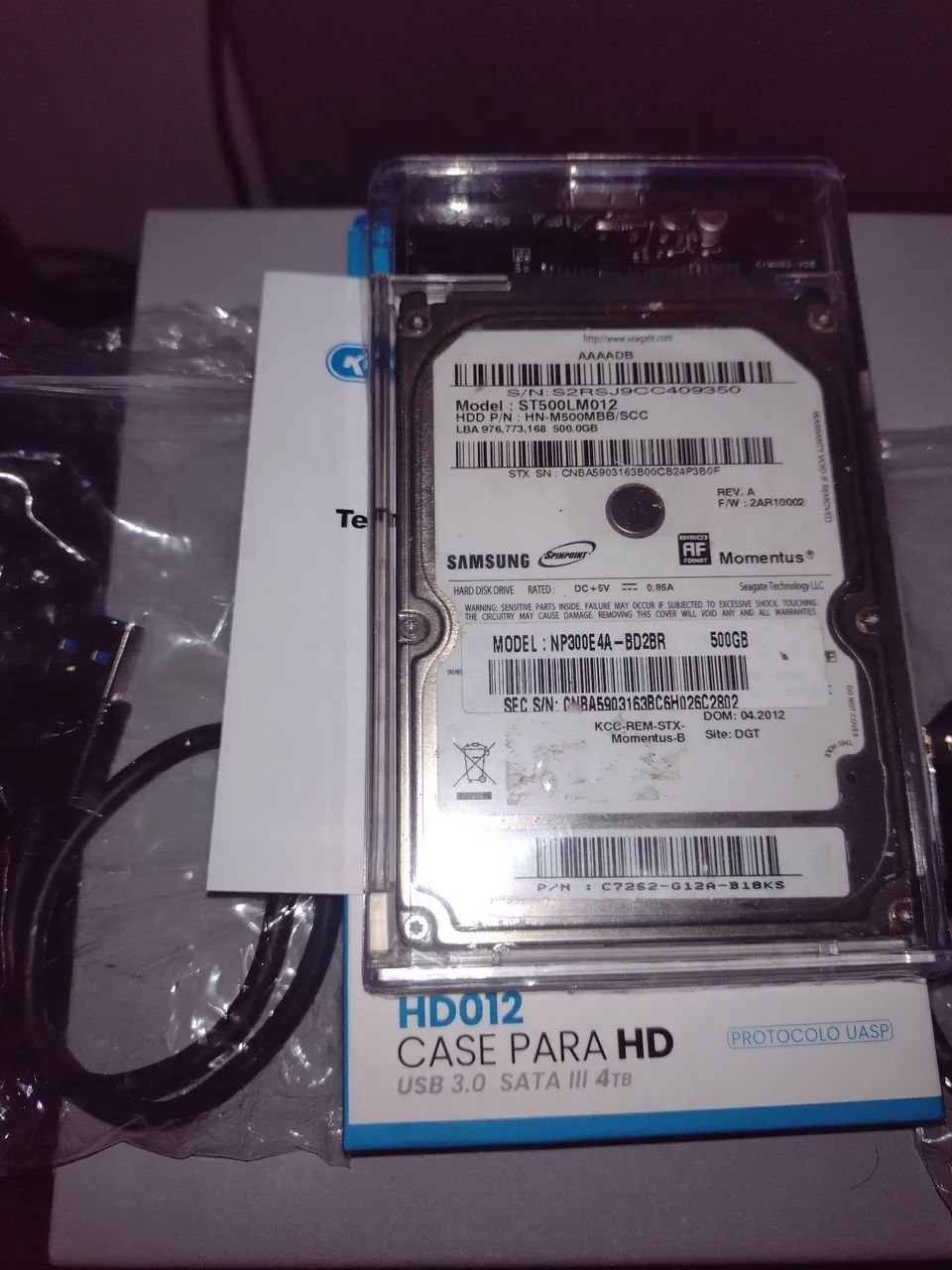 Hd externo 500gb - Foto 4