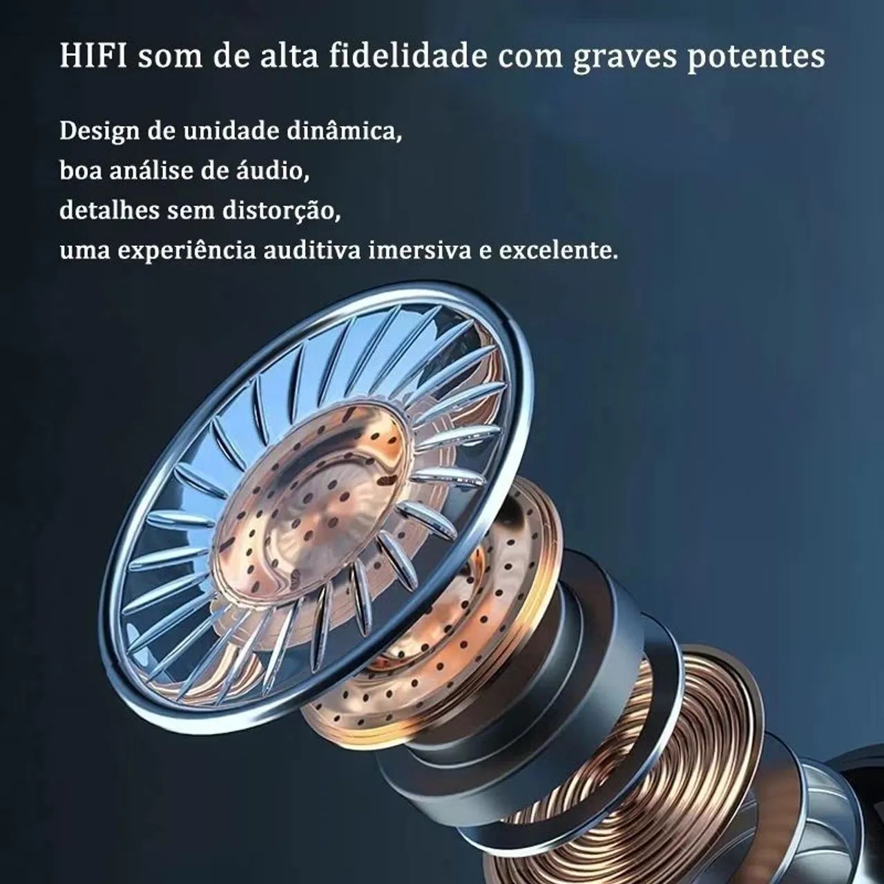 Fone de ouvido Bluetooth 5.3 - M10  - Foto 4