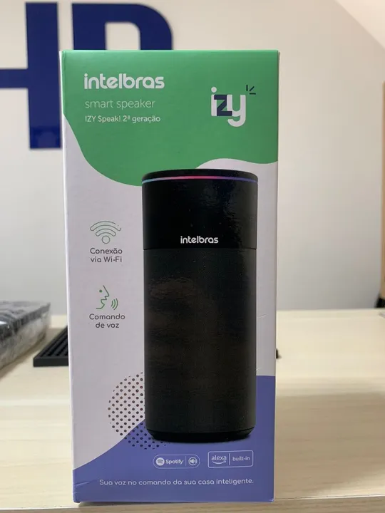 Smart Speaker Alexa Intelbras / Novo Lacrado / Loja Fisica