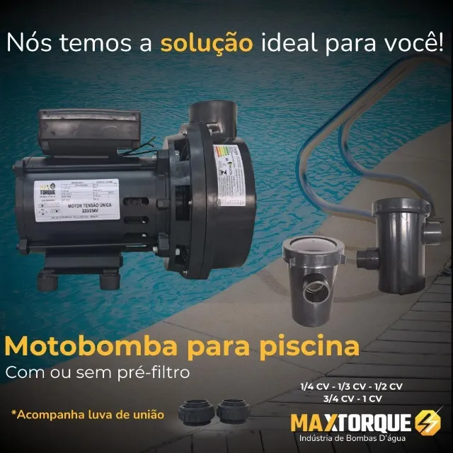 MOTORES ELETRICOS PISCINA BIVOLT 60HZ/ MOTOBOMBAS HIDRO BIVOLT 60HZ