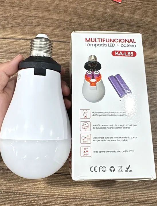 Lâmpada LED Multifuncional com Bateria - KA-L85