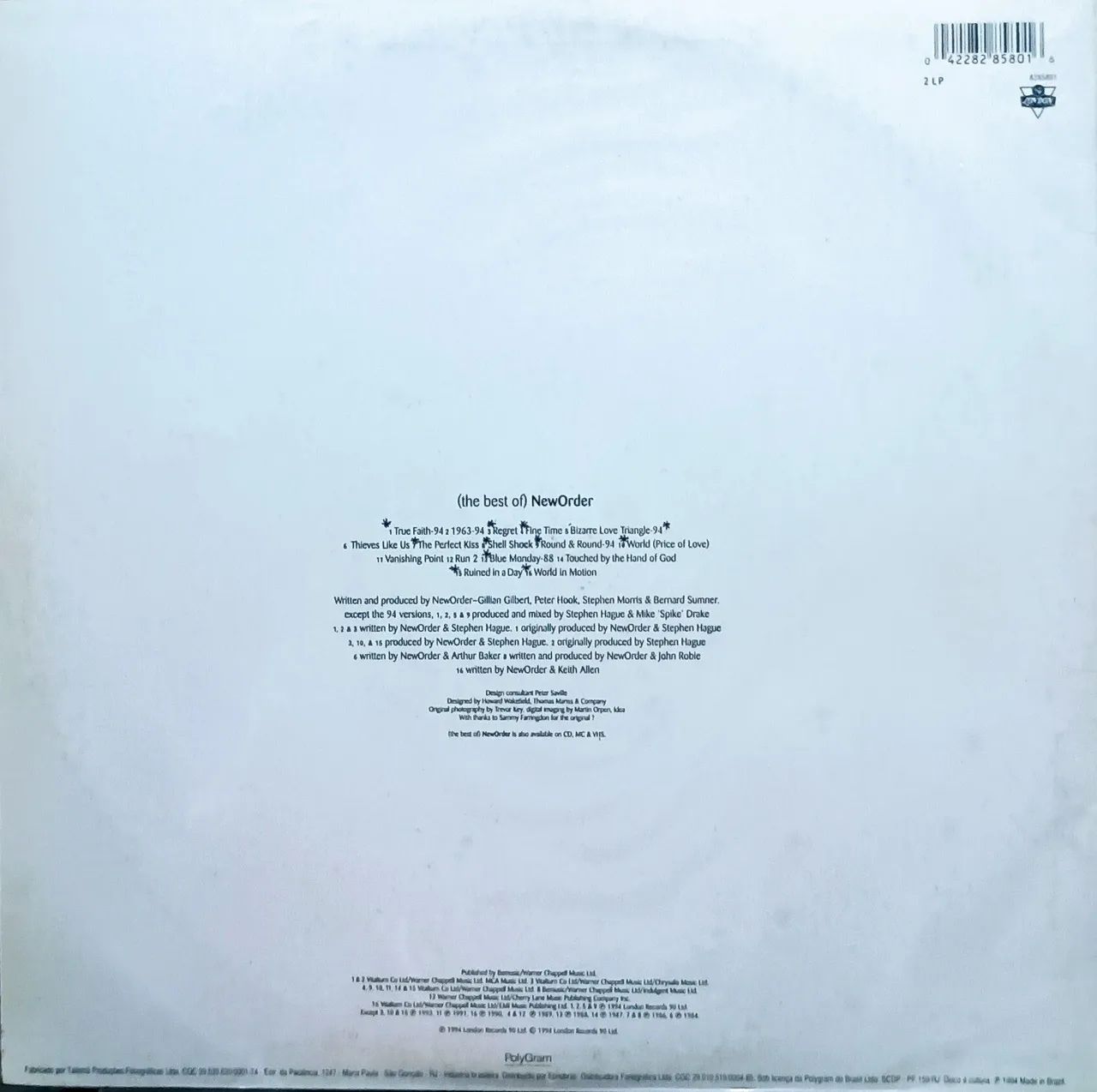Lp Duplo The Best Of - New Order 1994 - Foto 4