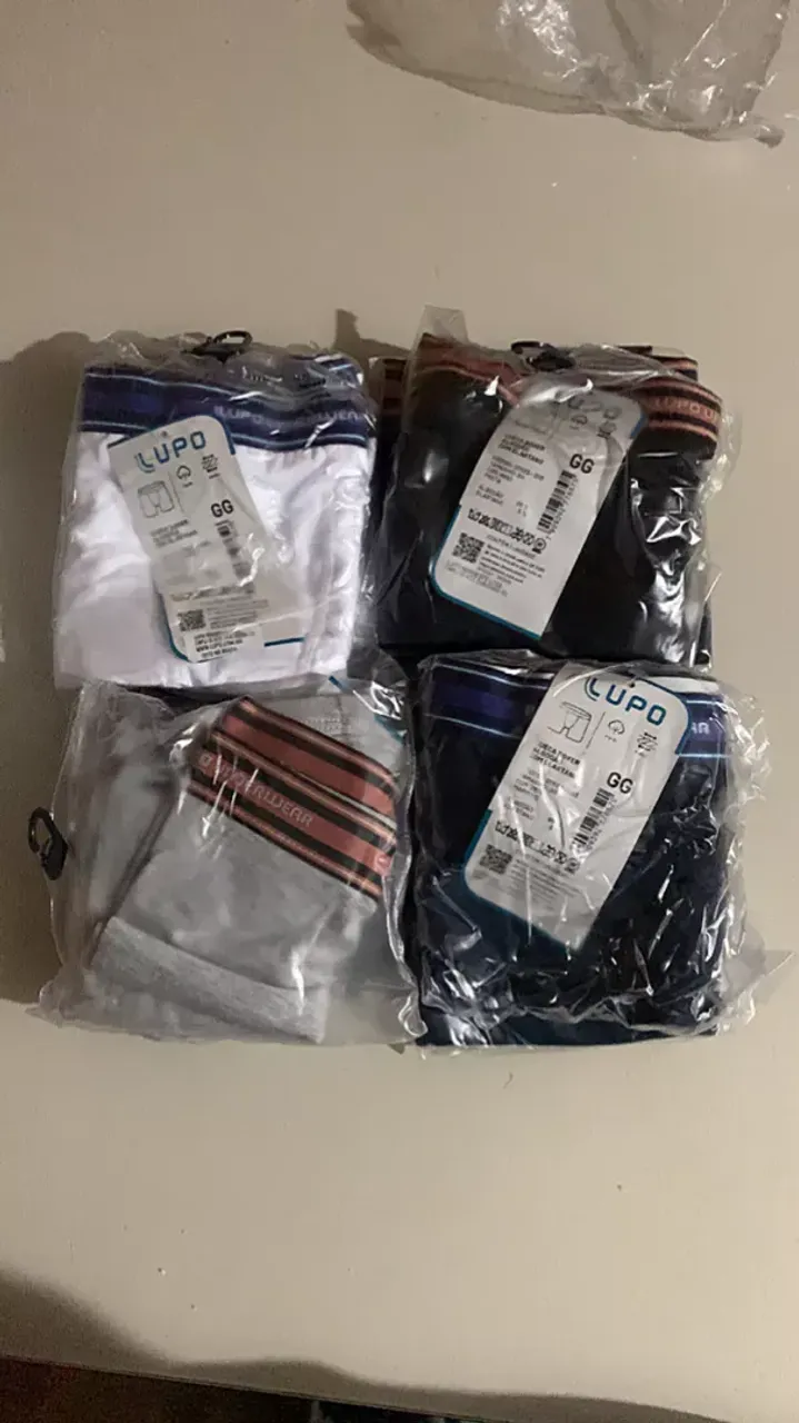 4 cuecas lupo box gg
