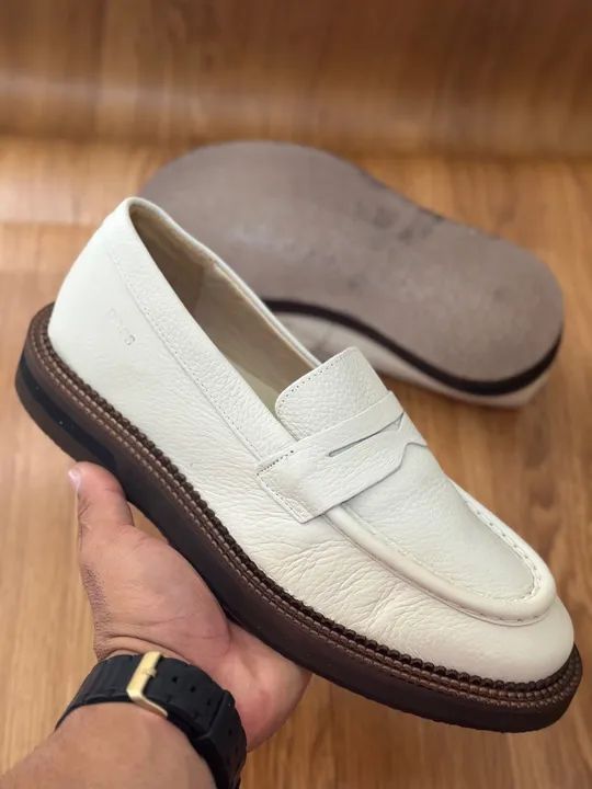Mocassim e tênis couro legítimo saldão de $200 por 129,99 - Foto 3