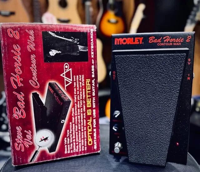 ギター Morley Bad Horsie 2 Wah (PBA-2) Pedal Morley - Steve Vai
