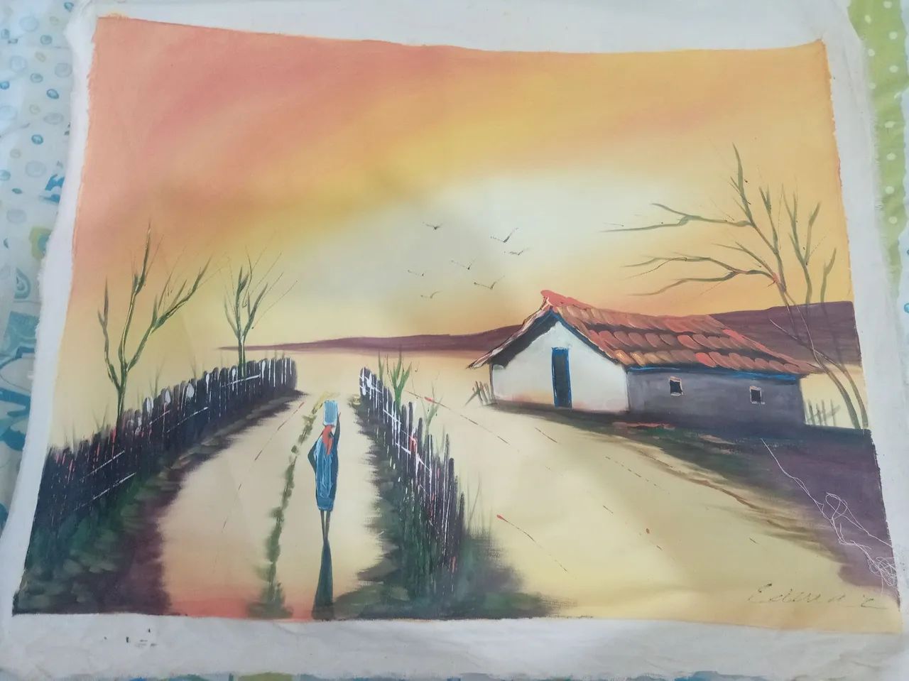 Pinturas em tecidos para fazer belos quadros - Foto 5