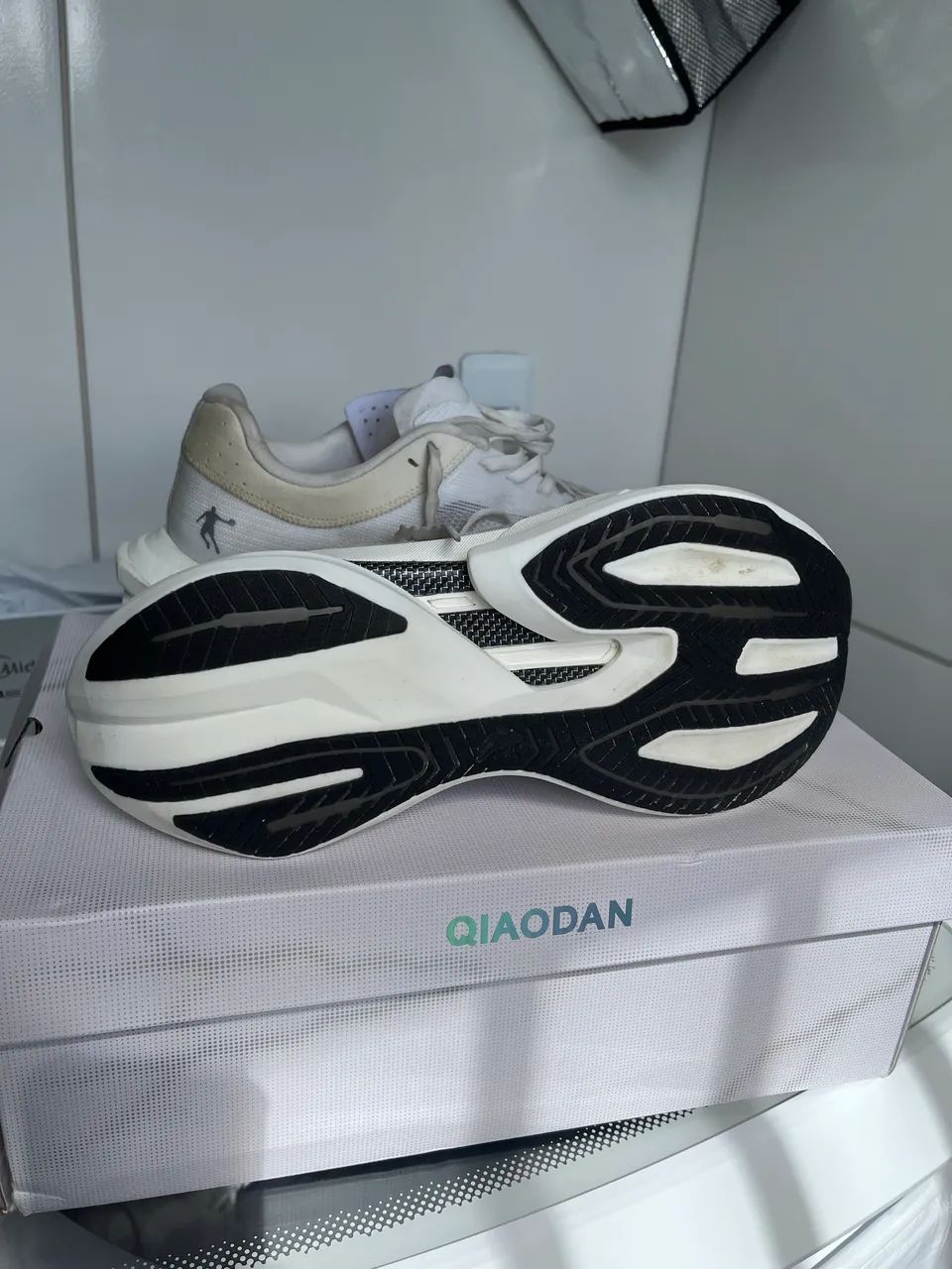 Tênis de corrida Qiaodan TG plaid 1.0 - Foto 5