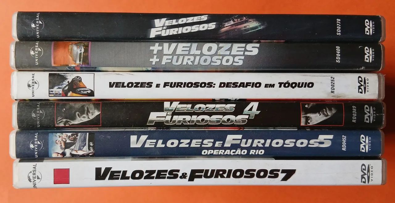 Dvd Velozes e Furiosos 1,2,3,4,5 e 7 - Foto 3