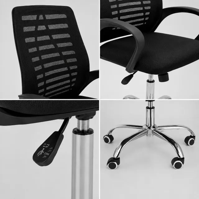Cadeira De Escritório Dubai DUB8210-1 Ergonômica Mesh - Foto 3