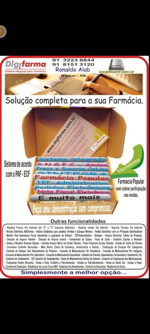 Sistema para farmácia 