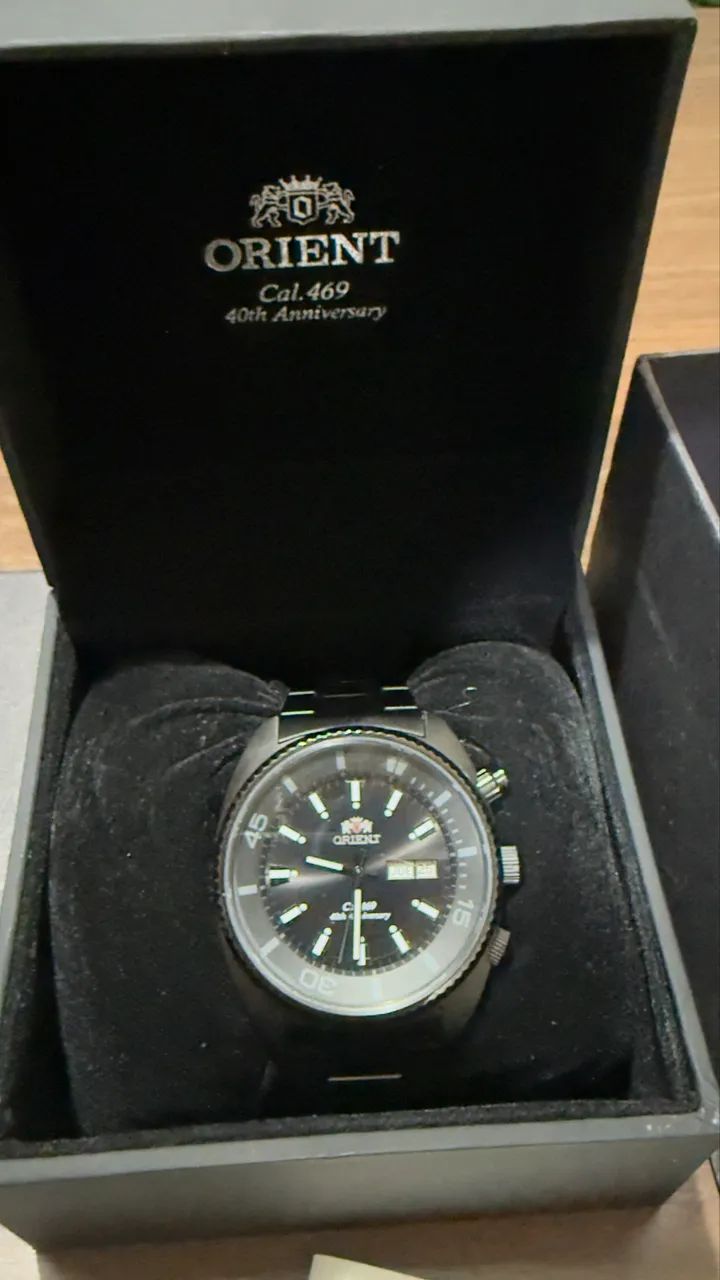 Orient Automático Cal. 469 40th Anniversary - Edição Limitada - Completo* - Foto 4