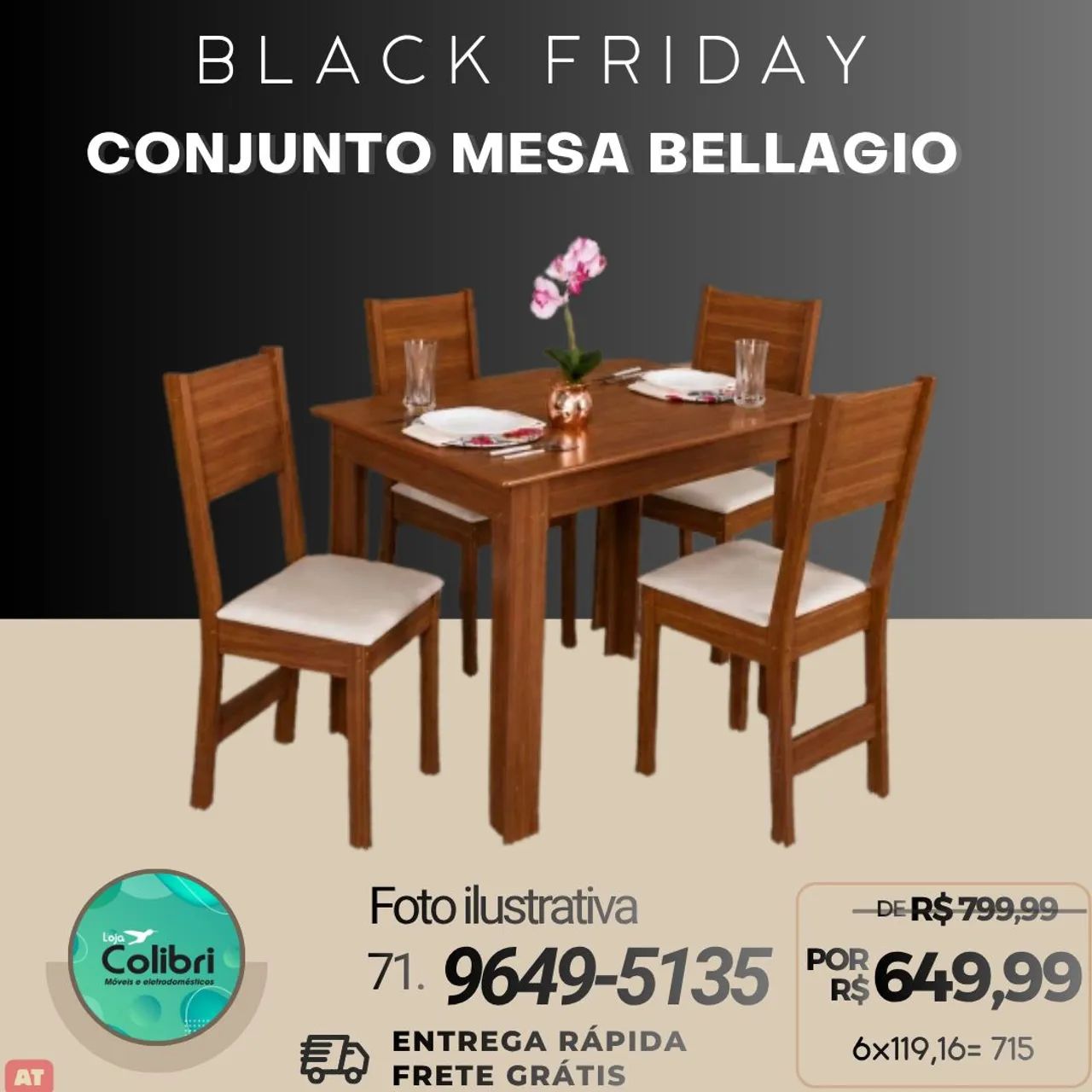 Conjunto Mesa 