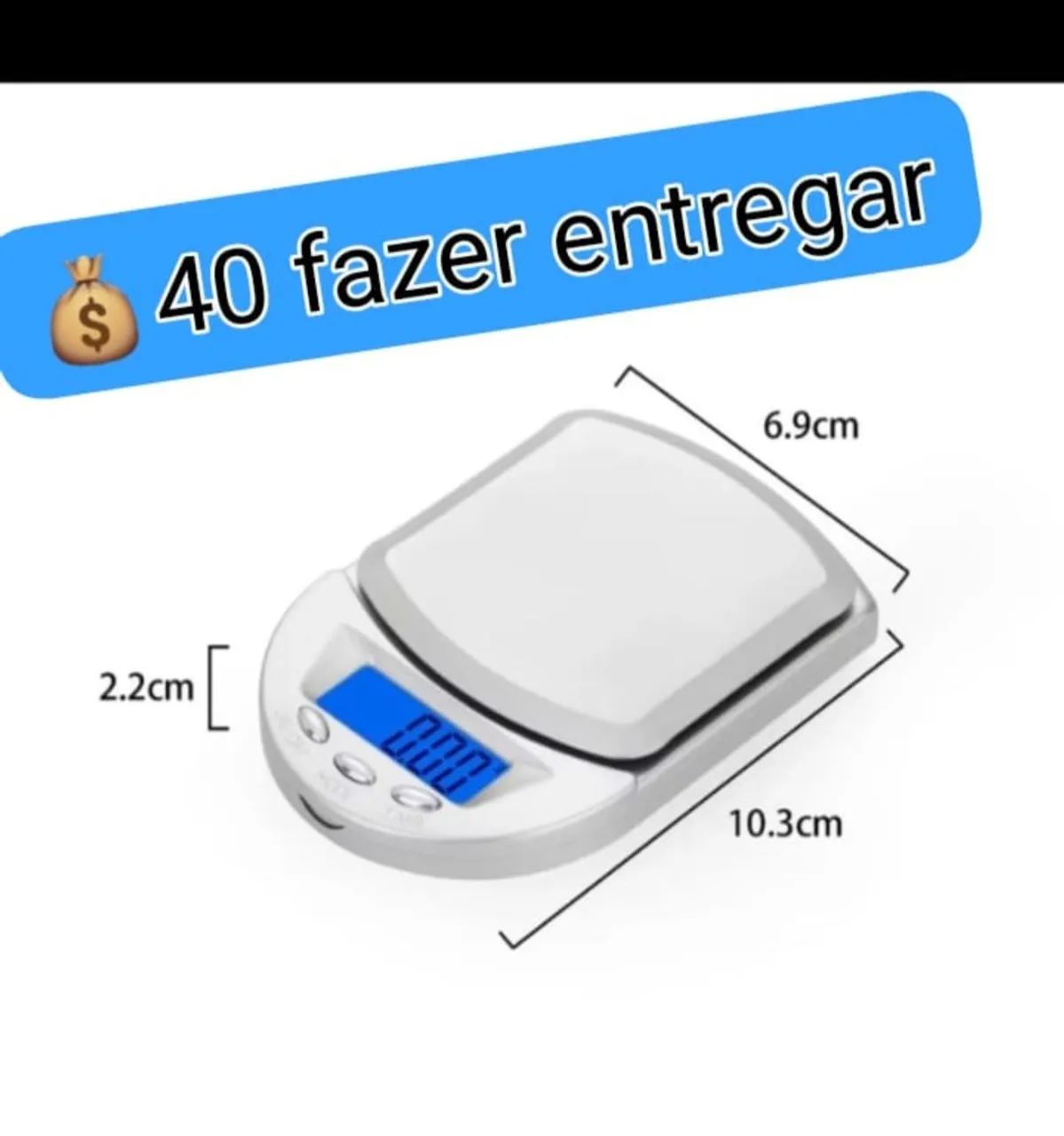 Mini  balança diamante 500gm - Foto 5