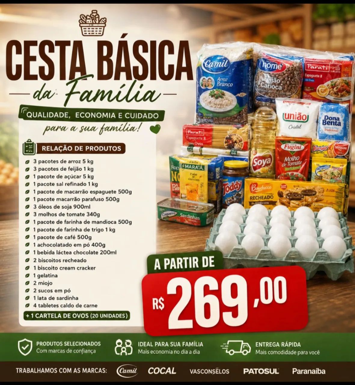 Cesta básica da família  - Foto 2