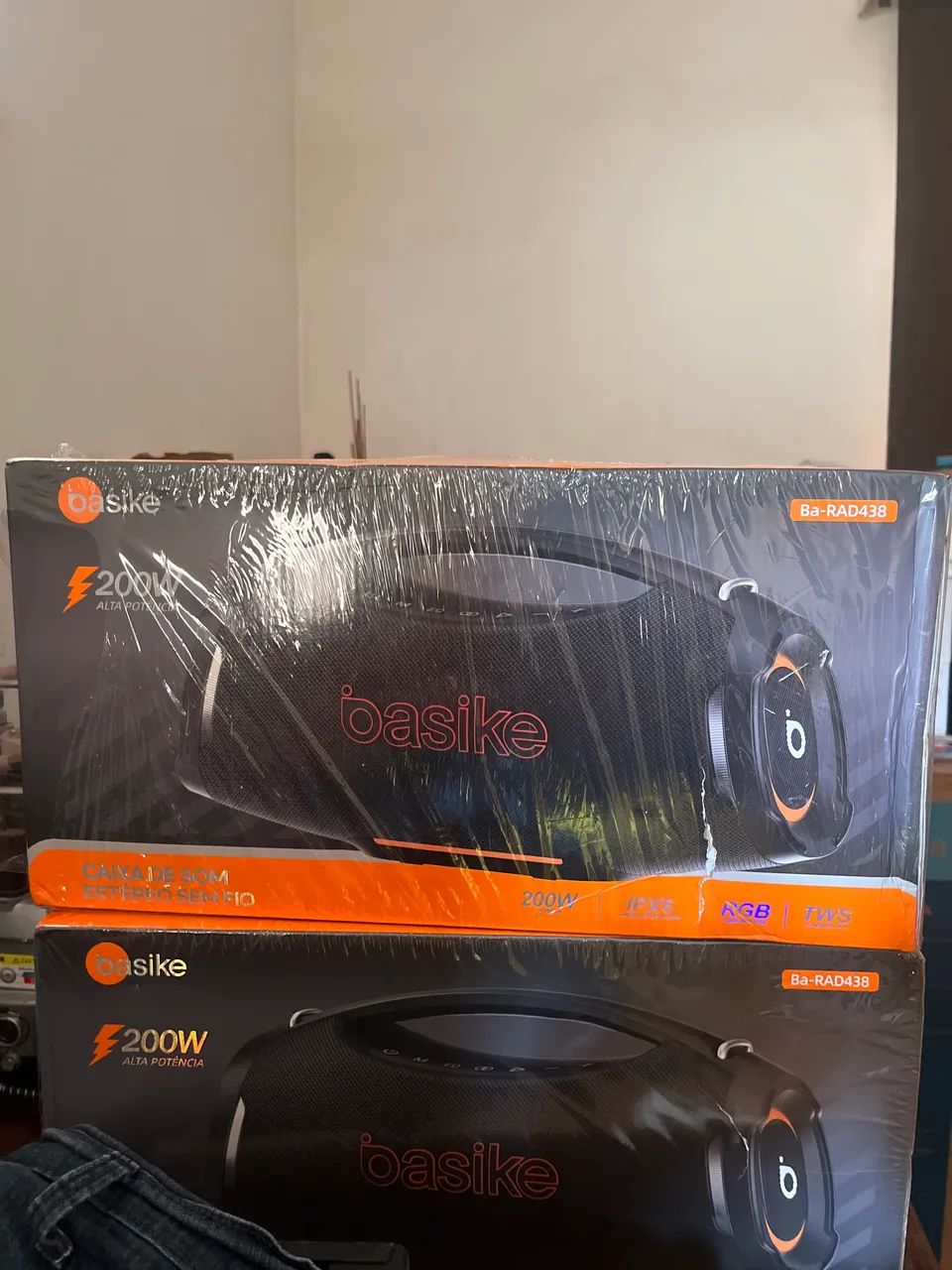 Caixa de som basike 200w 