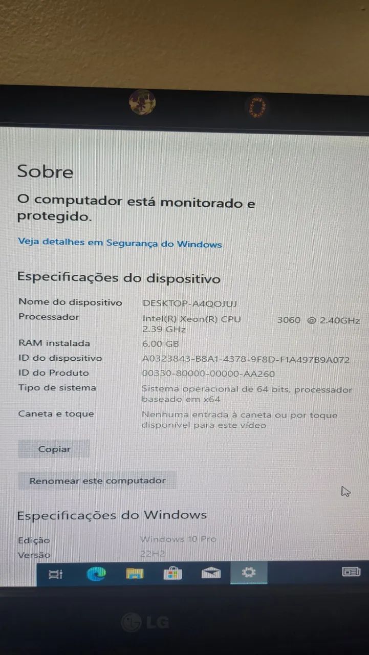 Computador Intel Xeon 3060 6g ram 128 gb SSD - Foto 3