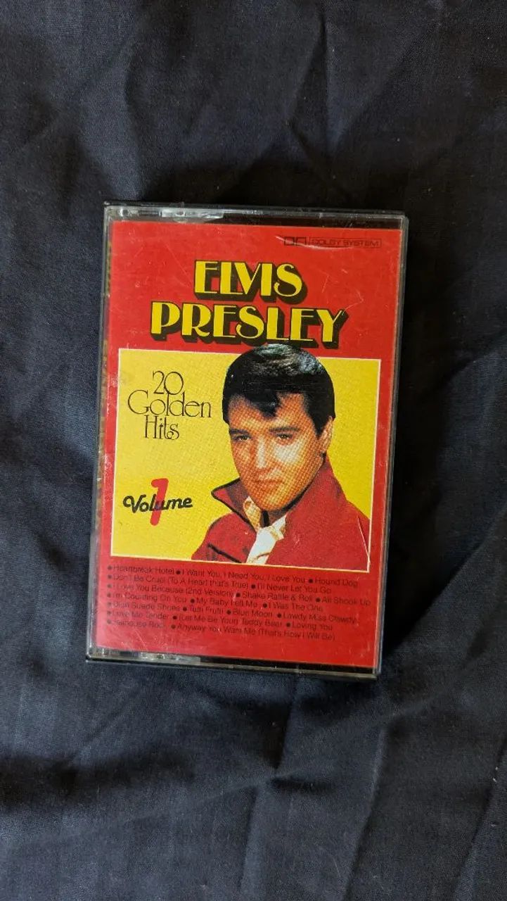 Fita cassete Elvis Presley Importada excelente estado 