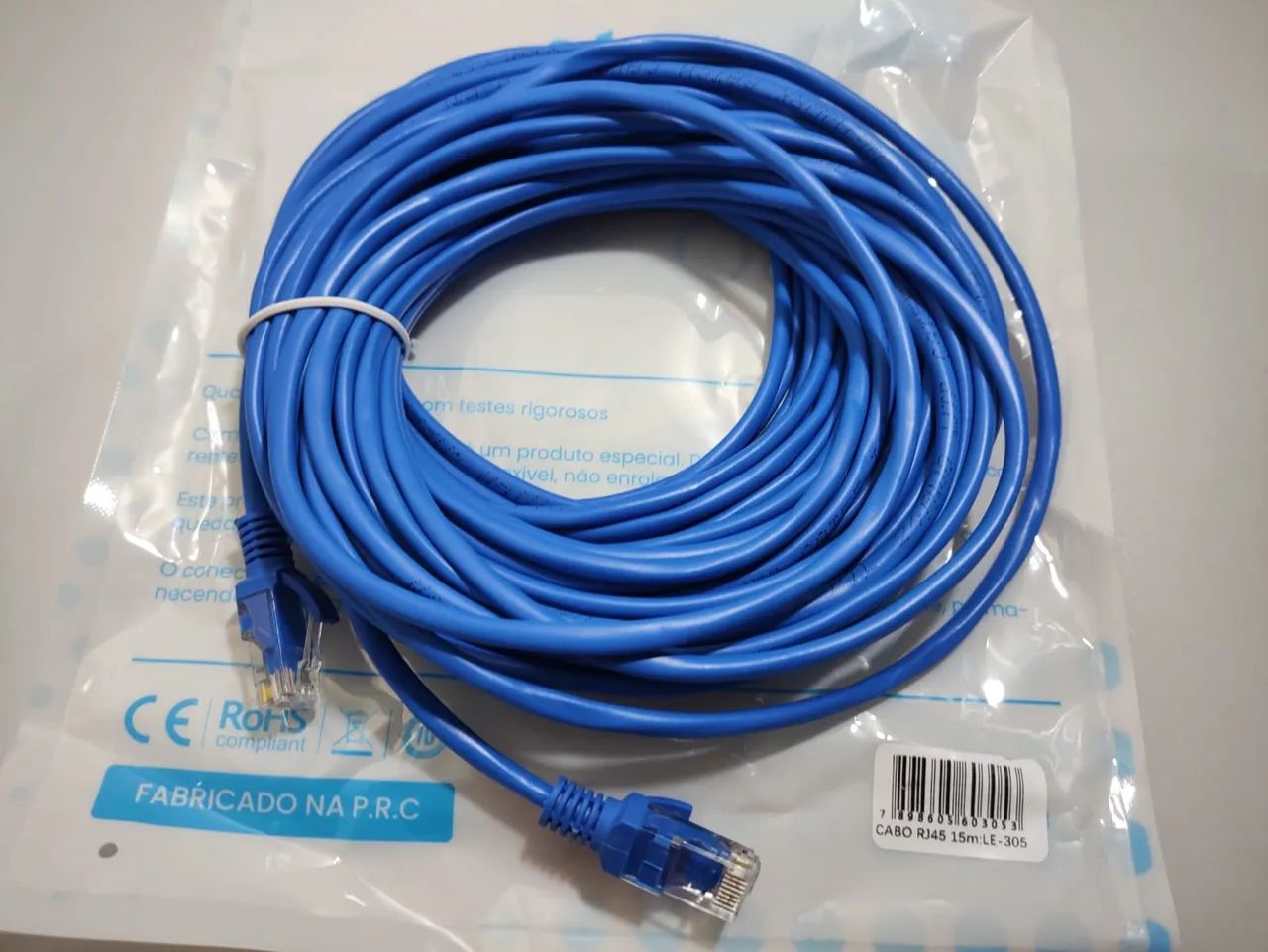 Vendo cabo de rede RJ45 para internet, modelo LE-305 - Foto 2