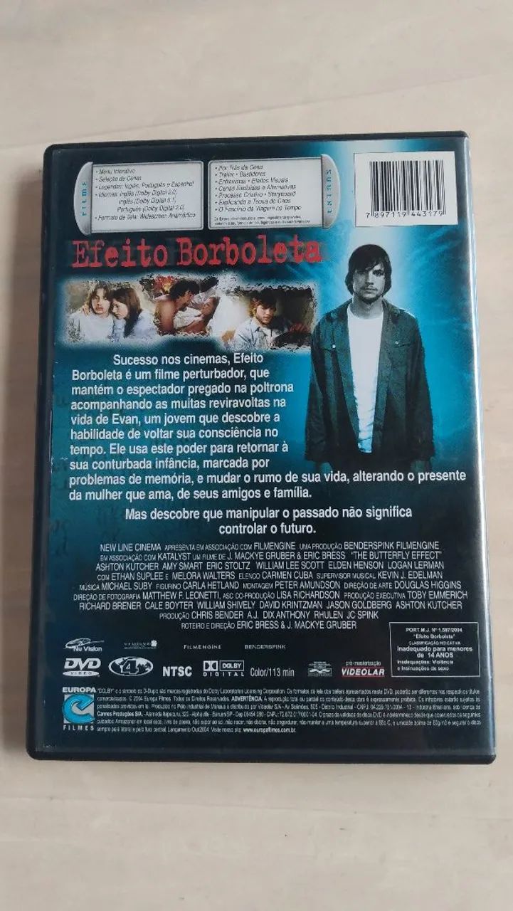  DVD original  Efeito borboleta ótimo estado.  - Foto 2