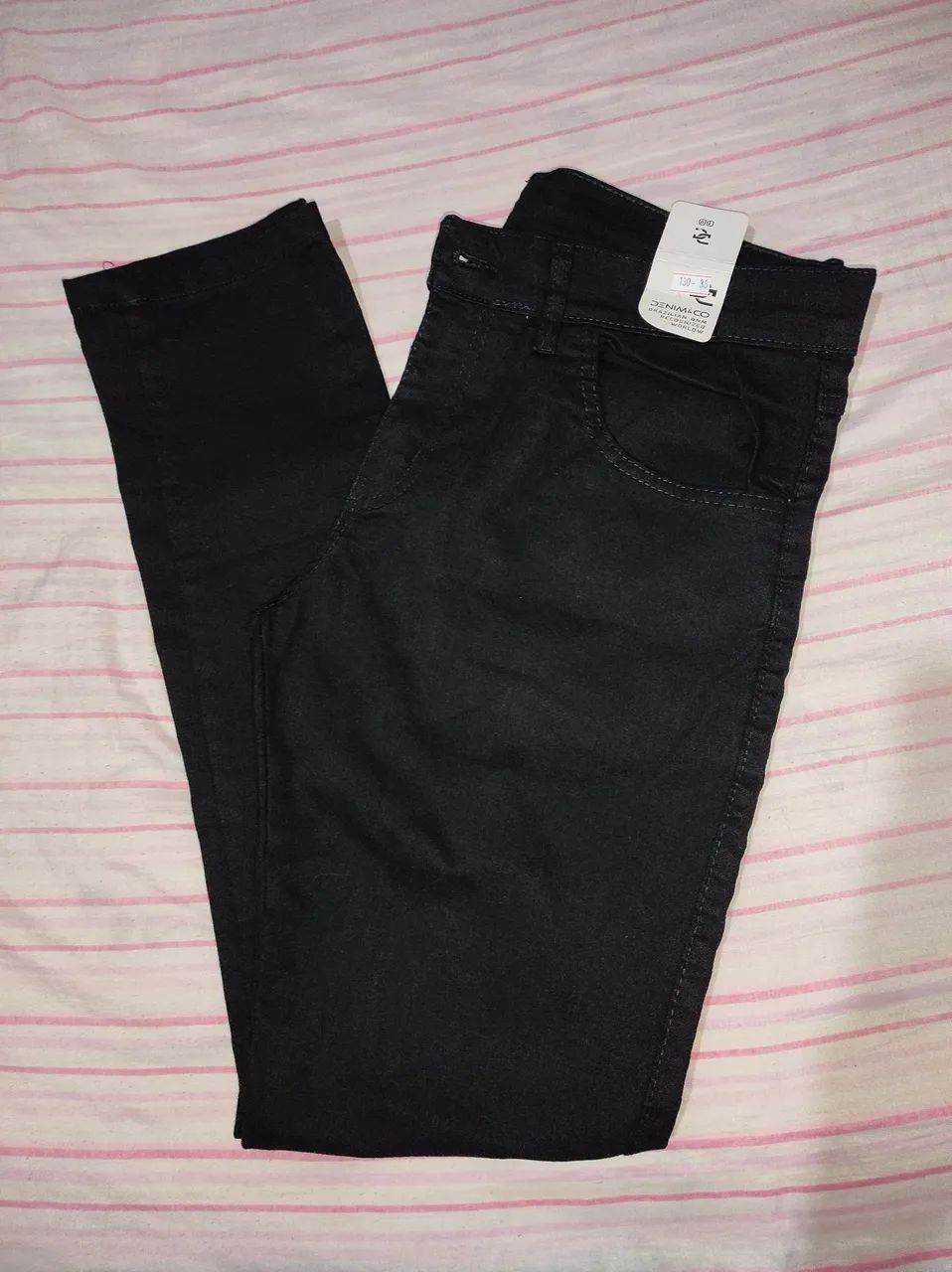 Calça jeans masculina Preta (nova) - Foto 4