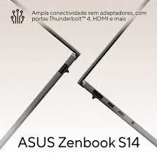 Notebook ASUS Zenbook S14 OLED Ultra 7 16GB SSD 512GB Lacrado - Foto 4