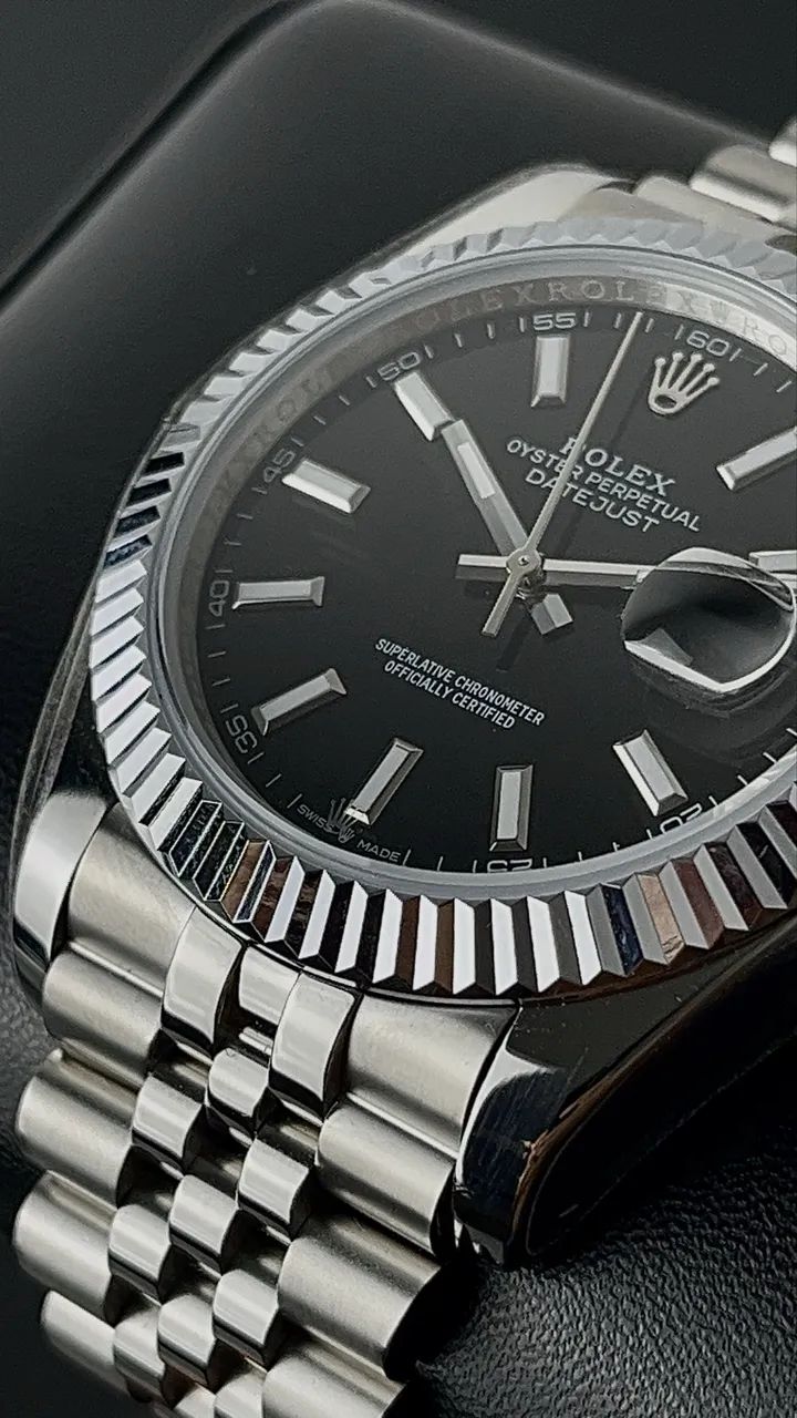 Relógio Rolex Datejust Black - Foto 2
