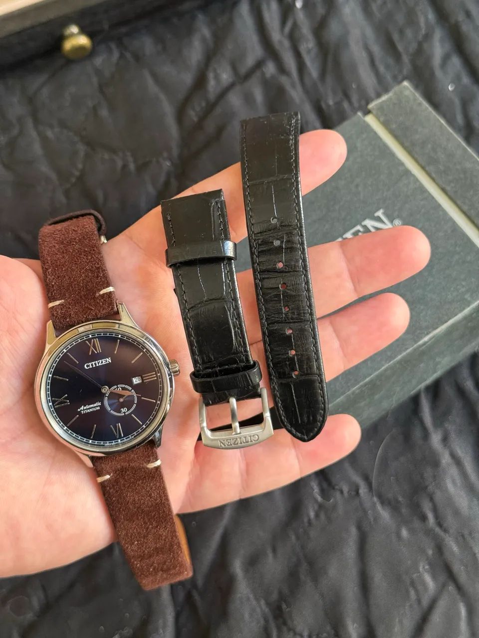 Citizen automático titanium vidro de safira  - Foto 3