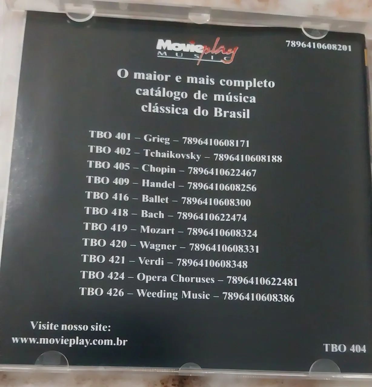 CD  SCHUBERT/ CHOPIN/BRAHMS/TCHAIKOVSKY/BEETHOVEN - Foto 2