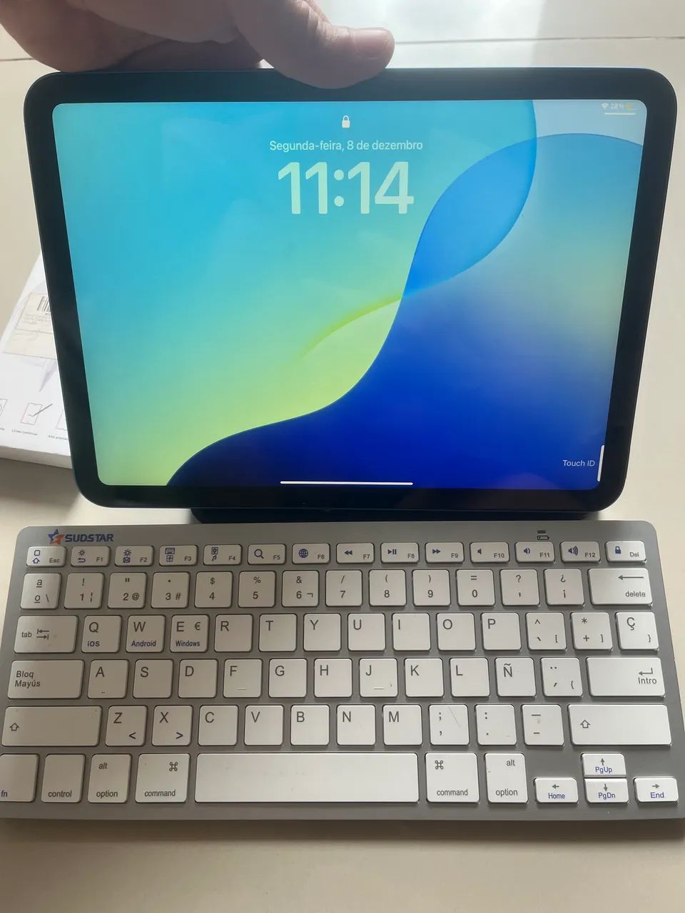 IPad 10 com teclado e caneta - Foto 2