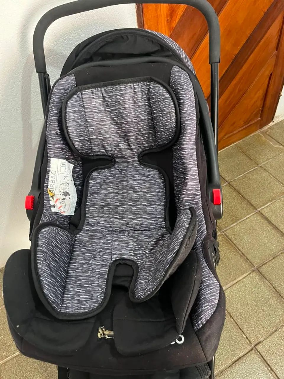 Carrinho+bebê conforto para bebê cosco - Foto 4