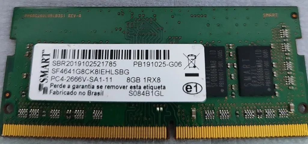 MEMORIA DE NOTEBOOK DDR4 8GB 2666 - Foto 2
