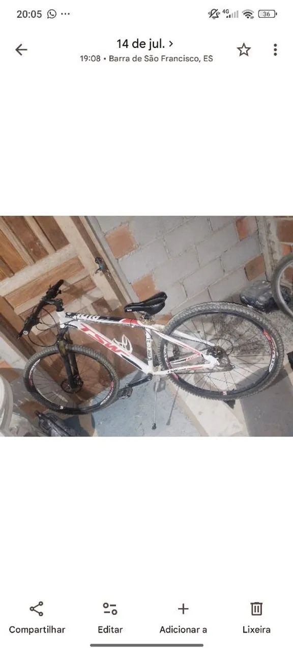 Bicicleta de marcha 