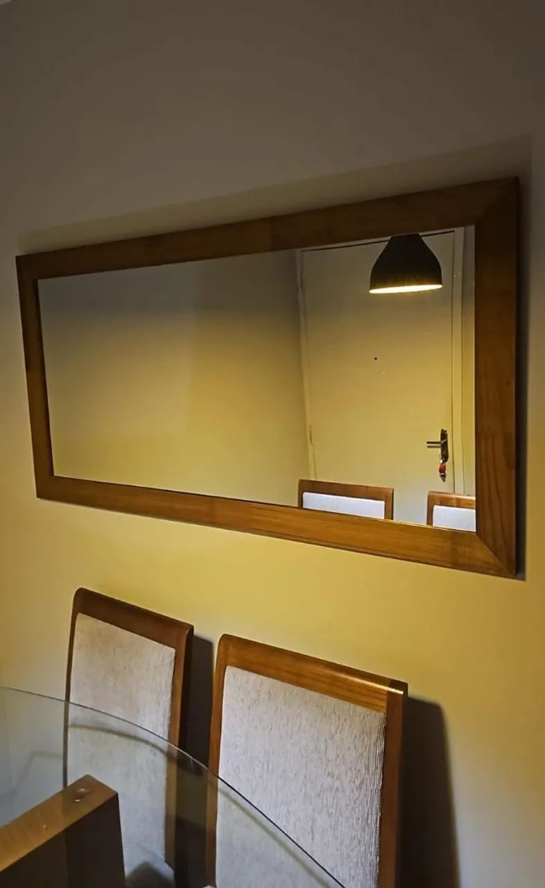 Dining Table with 4 Chairs + Mirror