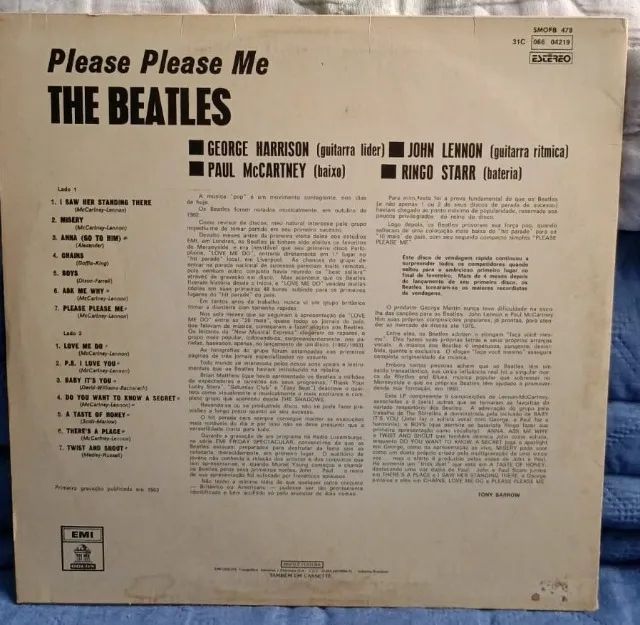 Disco Vinil The Beatles Please Please me 1963 em ótimo estado - Foto 2