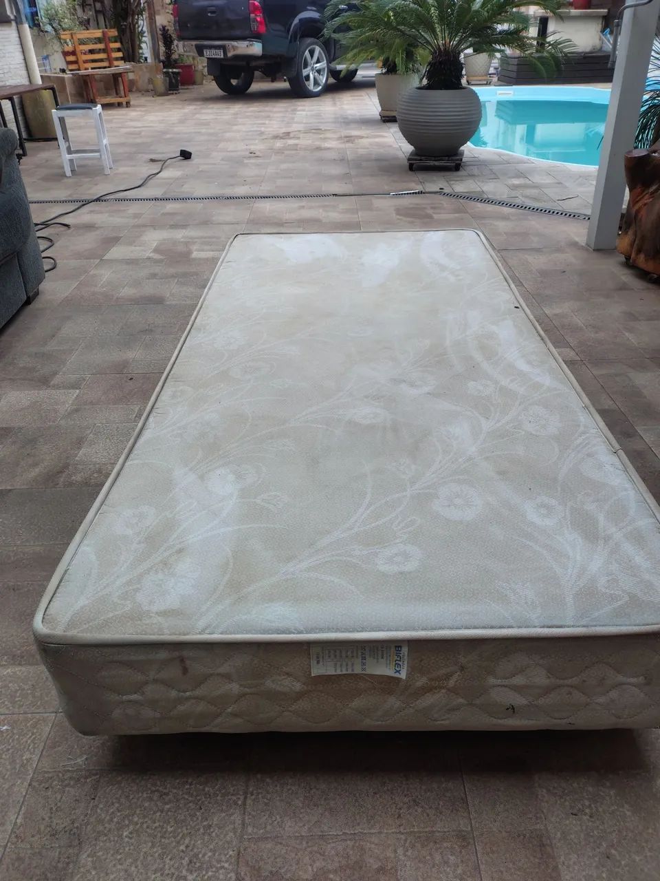 cama box de solteiro com colchão 