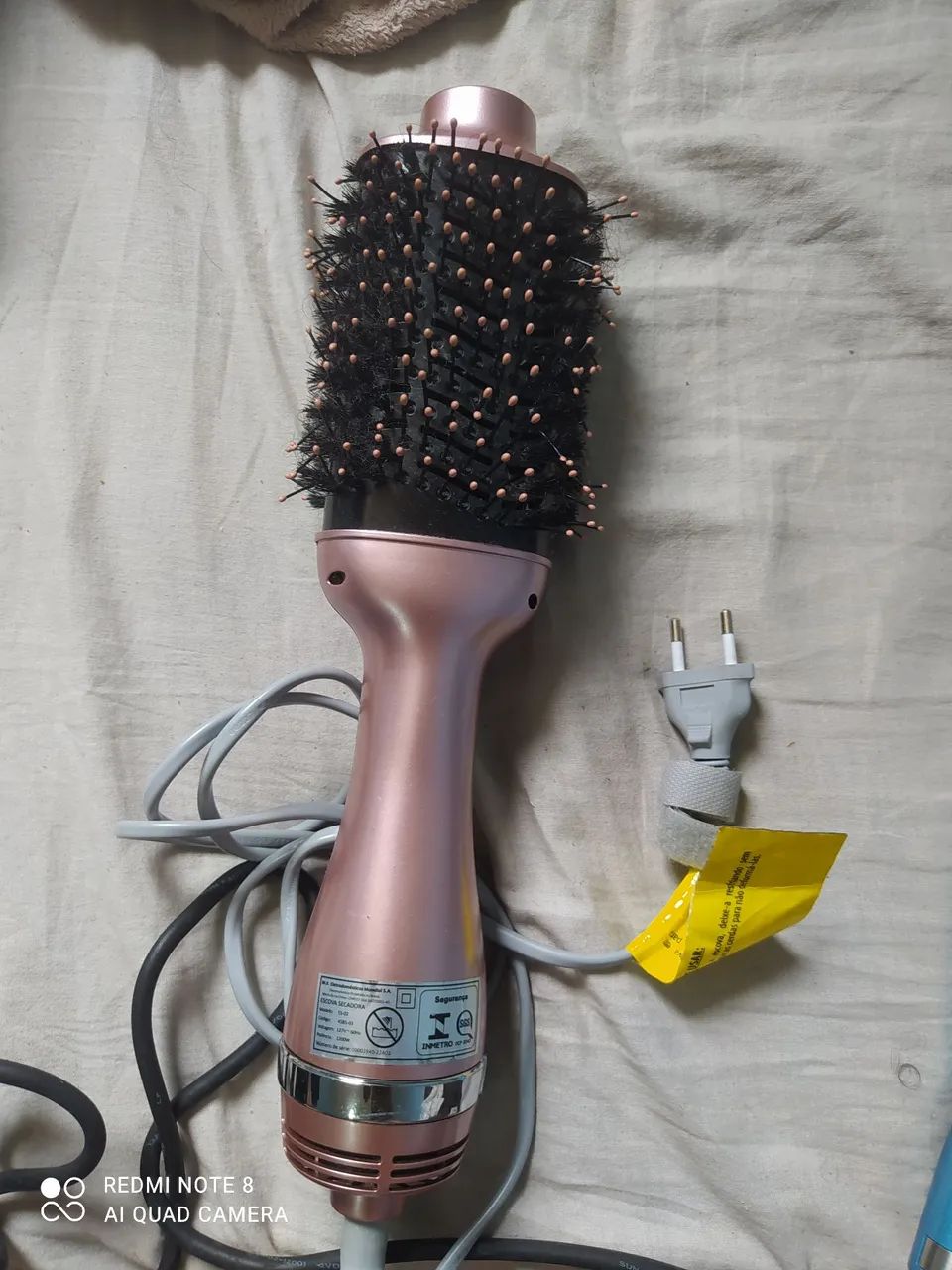 Escova modeladora e chapinha profissional  titânio  - Foto 2