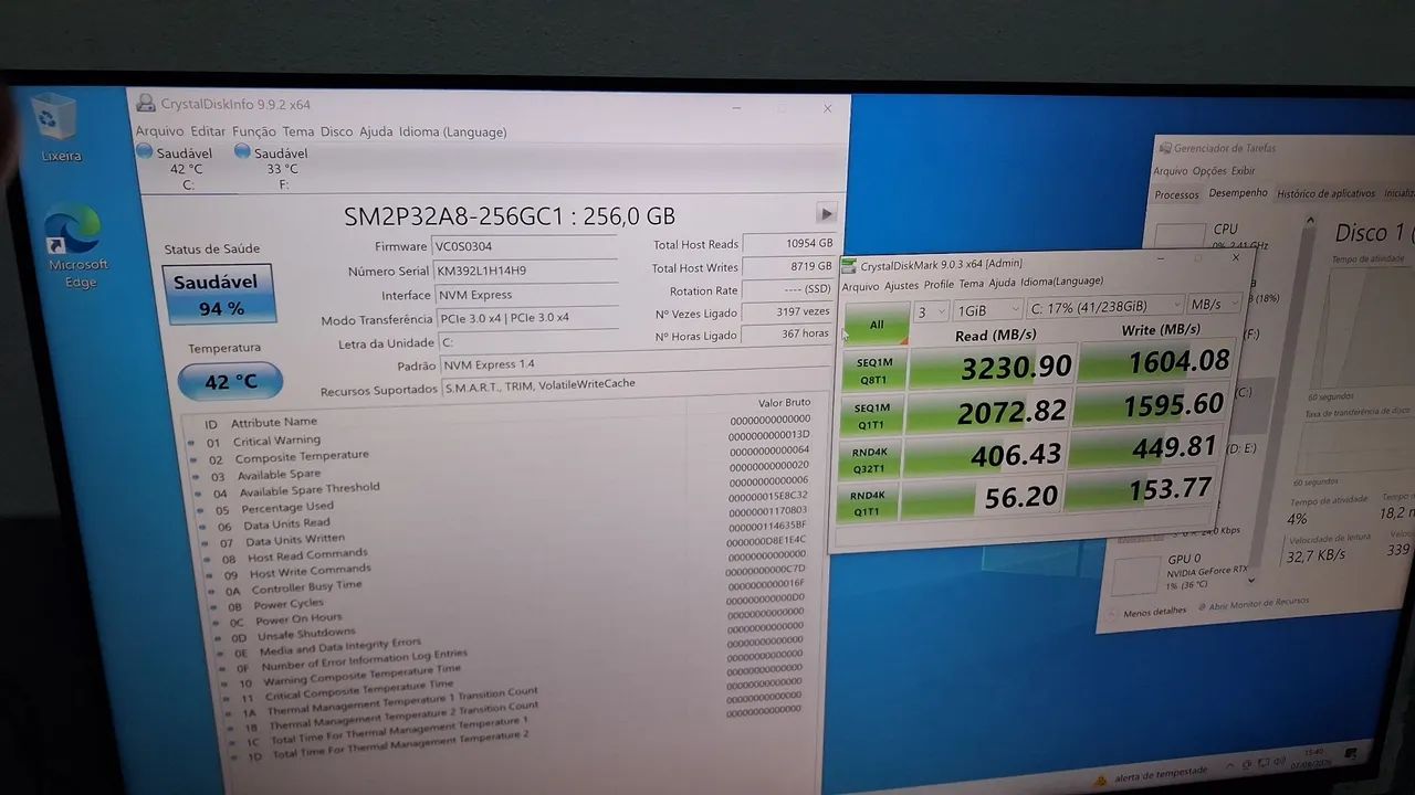 SSD 256 GB M.2 NVME Adata - Foto 3