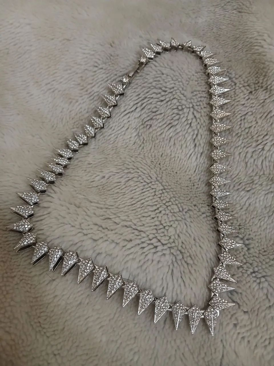 Colar com spikes e strass - Foto 2