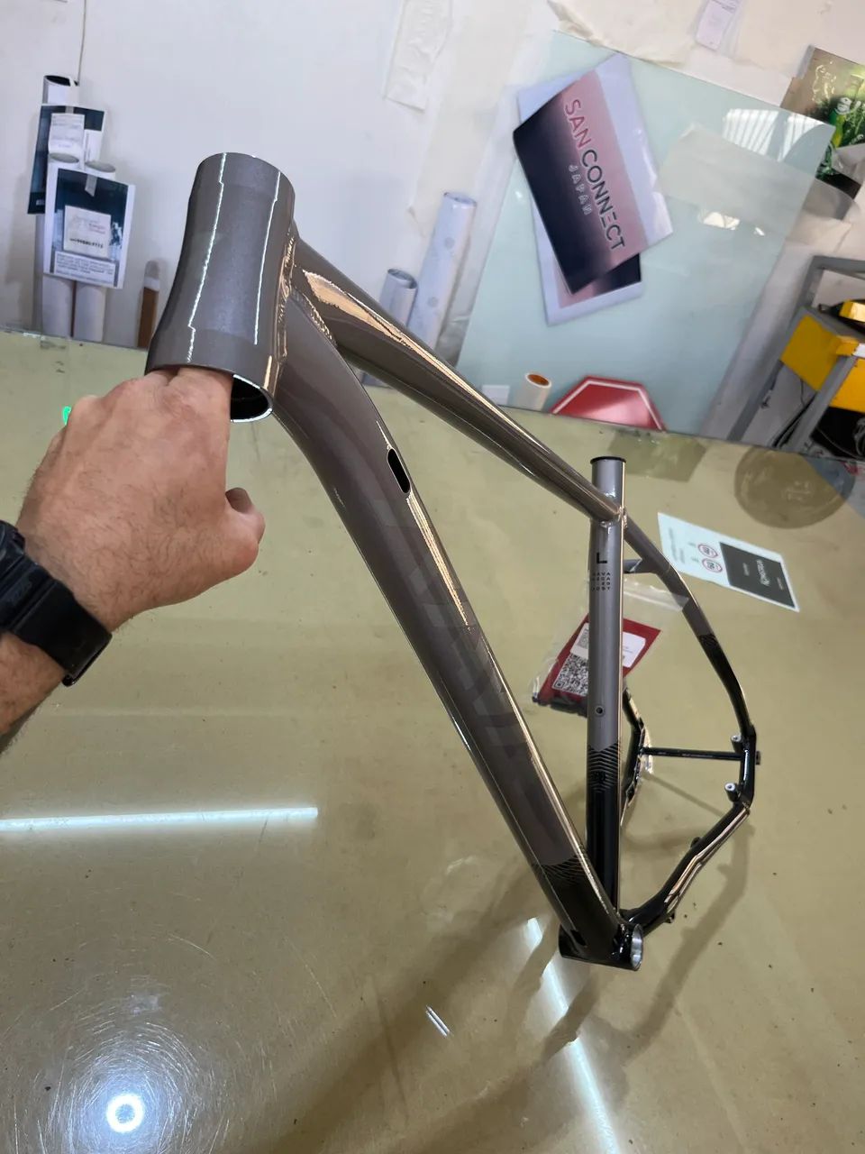 Quadro Rava Nazca Boost 19 Aro 29 Cor Cinza Tamanho 19 - Foto 4