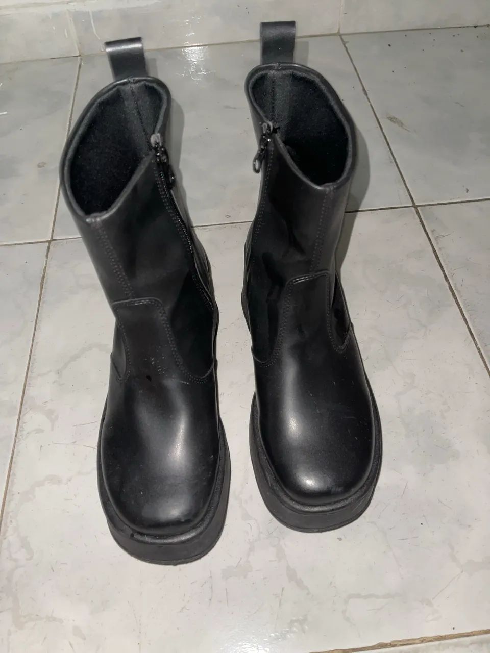 Bota Preto Coturno Feminina  - Foto 5