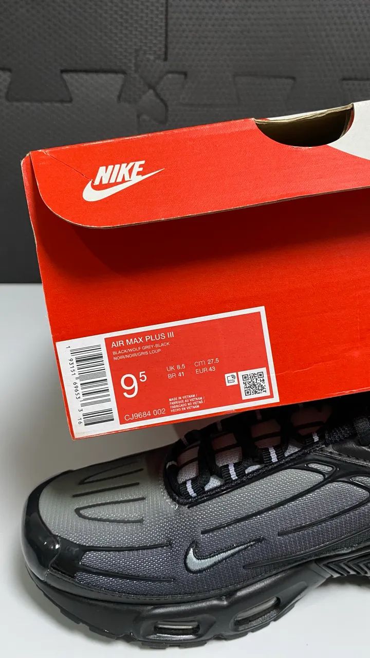 Nike Air Max Plus III Black Wolf Grey - Foto 5